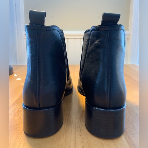 Fabianelli Made in Italy Black Leather Boots, Size 8 - Picture 3 of 5